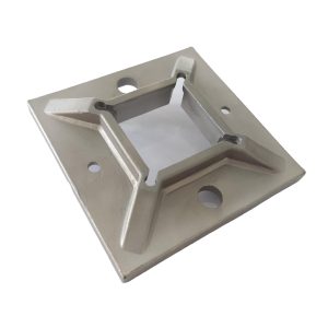 BASE CUADRADA P/PISO DE 40MM X 40MM