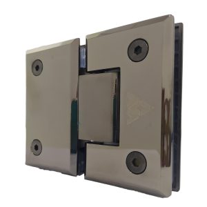 BISAGRA 180º VIDRIO/VIDRIO NEGRO CROMO
