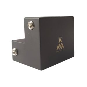 CODO 90º 30MM X 10MM NEGRO MATE